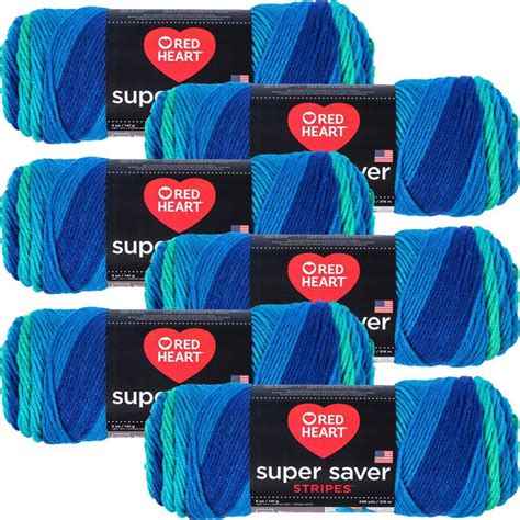 super saver stripes red heart